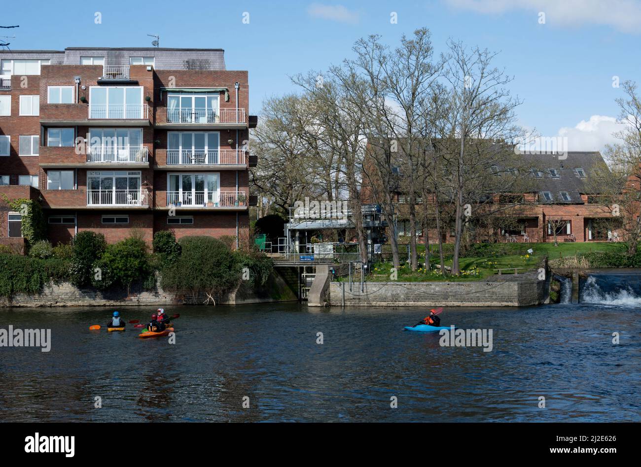The River Avon at Lucy`s Mill, StratforduponAvon, Warwickshire